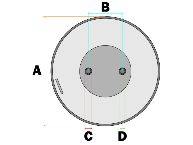 Flywheel cover Tomos A35 / various models kickstart cover plate product